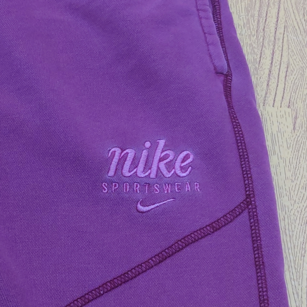 Nike Sportswear Tracksuit Bottoms Joggers Cotton Men's Medium W30 Pink Purple - Picture 5 of 14